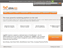 Tablet Screenshot of legalrss.co.uk